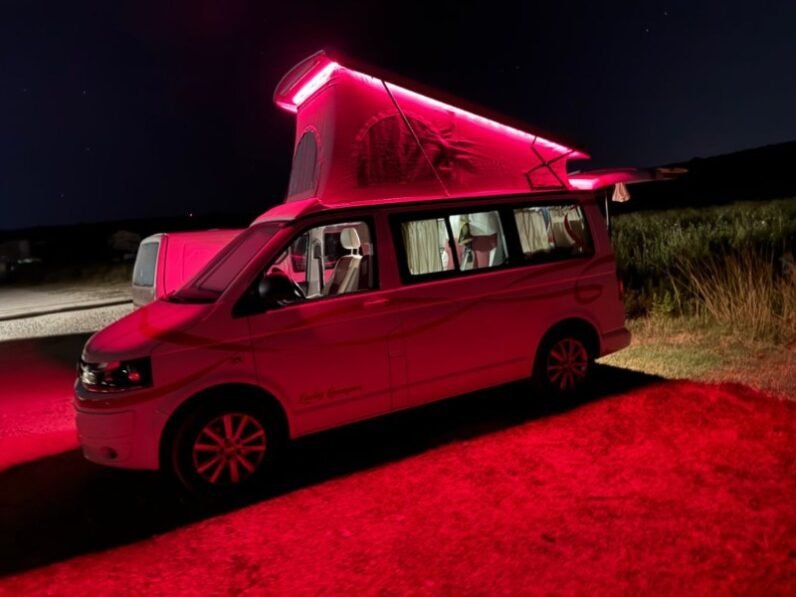 camper van volkswagen t5 hymer czechia   greencampz